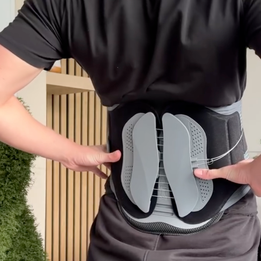 Person living pain-free with the Doctor Posture belt